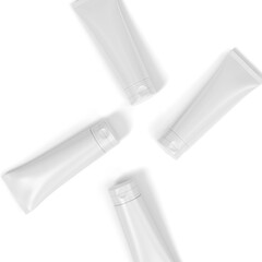 White Skincare Cream Tube for Daily Moisturization