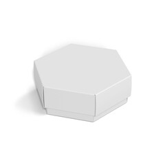 Stylish Hexagon Box with Modern Geometric Design