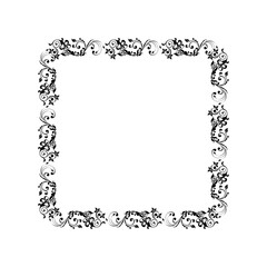 frame, border, vintage, vector, ornament, decoration, floral, design, pattern, illustration, flower, ornate, art, swirl, black, leaf, banner, set, element, decorative, silhouette, flowers, victorian, 
