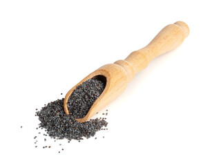 Poppy Seed, Blue Poppyseed Pile, Small Culinary Grains, Tiny Seeds, Oilseed Sprinkles