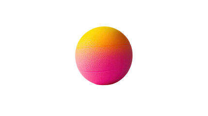 A br ightly colored stress ball isolated background