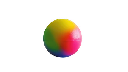 Obraz premium A brightly colored stress ball isolated background