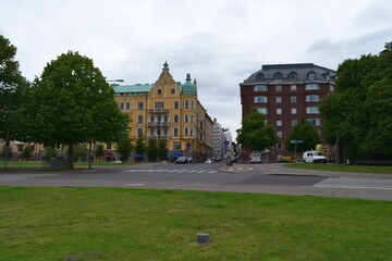 Fototapeta premium Buildings in the city centre of Helsinki, Finland