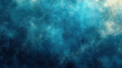 Obraz premium Abstract blue texture with swirling patterns resembling ocean depths or a nebula.