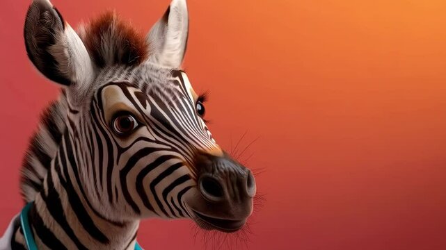 A zebra wearing a doctors coat and stethoscope, merging wildlife with the medical profession humorously.