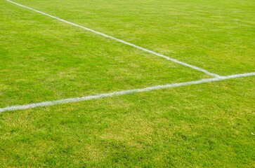 Obraz premium athletic, sport, race, run, stadium, athlete, competition, exercise, open, sprint, start, healthy, red, training, speed, path, fast, curve, field, championship, goal, game, football, fitness 