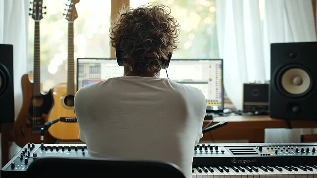 Musician Experiencing Vibrations in Home Studio Setup