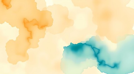 Obraz premium watercolor background with clouds