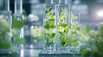 Biotechnology. Growing plants in the laboratory