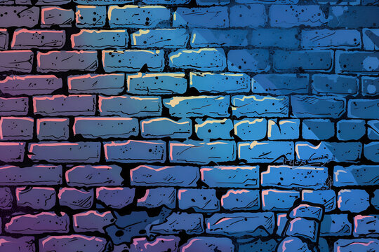 Urban brick wall background