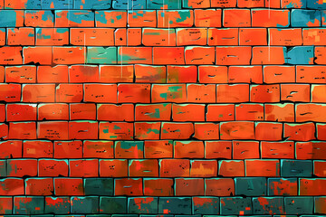 Urban brick wall background