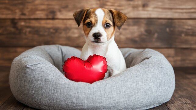 Jack Russell Bedding Set - Hearts Jack Russell Bedding Set - Hearts