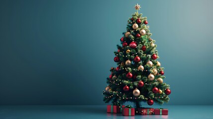 christmas tree with gifts