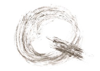 Letter symbol Q, watercolor grunge alphabet, brush stroke, isolated on white, clipping path