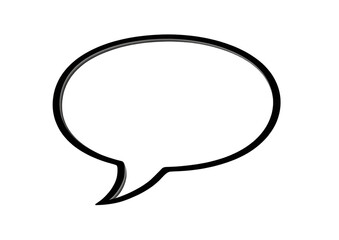 Icono de bocadillo de hablar en fondo transparente.
