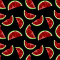 seamless pattern watermelon 