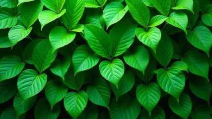 natural lush foliage textured leaf backgrounds.
