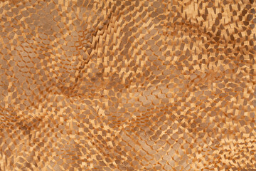 Honeycomb paper background, top view
