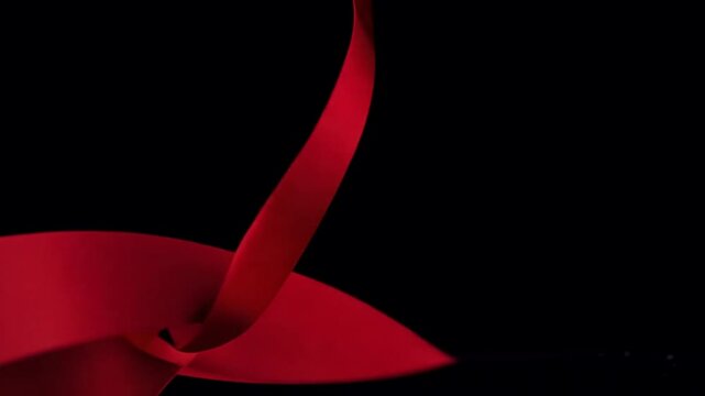 Ribbons campaign animation for symbolizing cancer awareness on World Cancer Day.