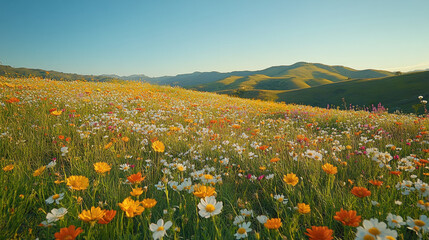 Fototapeta premium field of flowers
