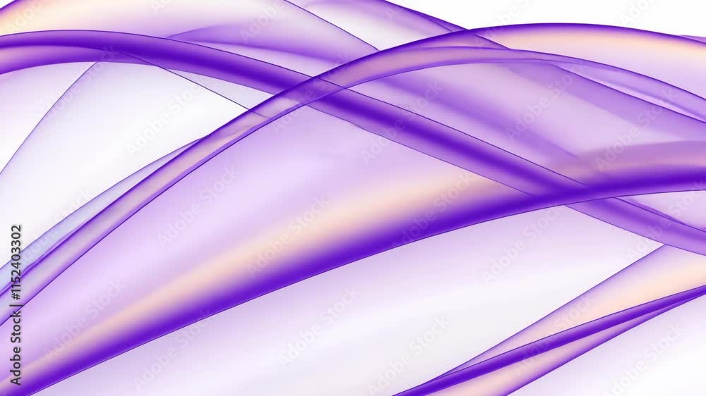 Fototapete Videp with abstract background with dynamic colorful waves. Modern color abstract background with wave curves. Vector template for website.