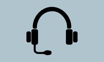 Headphone Vector Music sign stock illustration