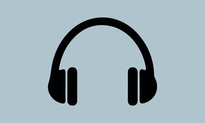 Headphone Vector Music sign stock illustration