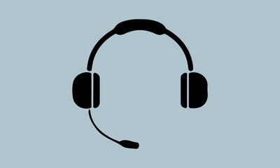 Headphone Vector Music sign stock illustration