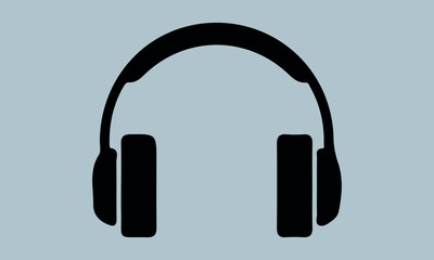 Headphone Vector Music sign stock illustration