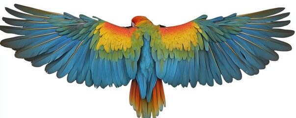 Fototapeta premium macaw wing