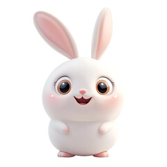 Obraz premium white rabbit