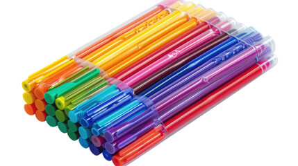 A neatly packed set of pips isolated