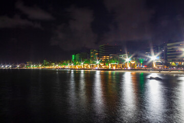  Praia de Paju&ccedil;ara Macei&oacute; Alagoas  Brasil noite natal