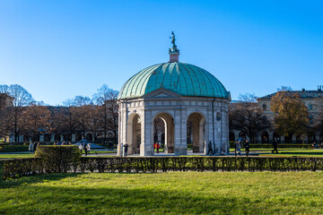 The Hofgarten (Court Garden) is a garden in the center of Munich, located between the Residenz and the Englischer Garden in Munich, German