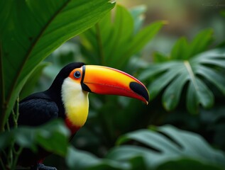 Fototapeta premium toucan on a branch