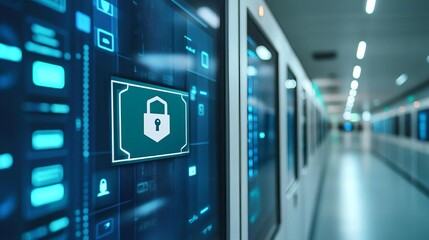 Patient portal displaying security certification badge, symbolizing assurance in systems