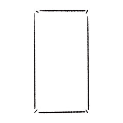 手描きのカクカクの吹き出し