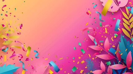 Fototapeta premium happy new year with peper cutt 2025
