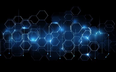 abstract blue background with stars