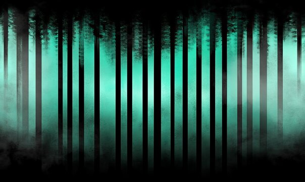 Cyberspace showcasing digital dropping lines, a binary hanging chain, against an abstract background of blue digital lines.