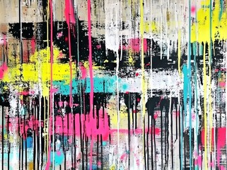 Vertically oriented, this oil painting in an abstract style showcases a 2020 trendy background. As a canvas fragment, it includes oil paint spots and brushstrokes, with colors like deep blue, pink,