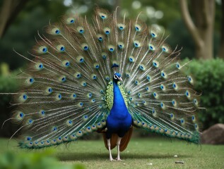 Obraz premium peacock with feathers