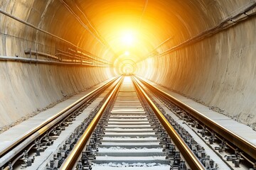 Naklejka premium An abstract art piece that illustrates 5G speed as a dynamic, forceful energy conveying digital information. At the heart of the scene is a user.