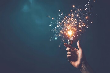 hand holding a sparkler