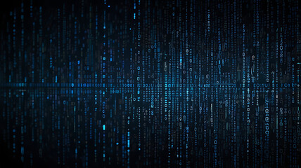 Digital technology background. Digital data square blue pattern pixel background