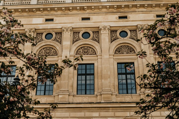 Obraz premium Sunny day at the opera house in Frankfurt