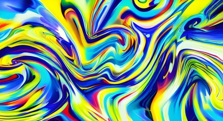 Modern, Bold Abstract Art with Vibrant Energy and Dynamic Color | 083