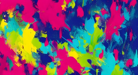 Modern, Bold Abstract Art with Vibrant Energy and Dynamic Color | 085