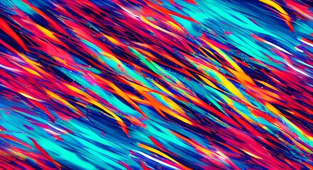 Modern, Bold Abstract Art with Vibrant Energy and Dynamic Color | 089