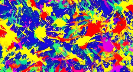 Modern, Bold Abstract Art with Vibrant Energy and Dynamic Color | 101
